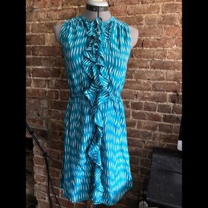 Printed Silk Strapless Lil Dress